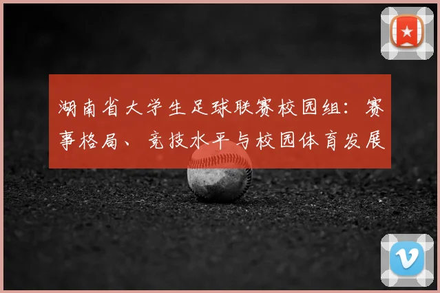 湖南省大学生足球联赛校园组：赛事格局、竞技水平与校园体育发展深度解析